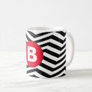 Search for black and white monogram mugs Bold