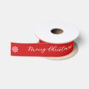 Recherche de flocon de neige rubans Rouge