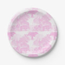 Search for pink toile plates Safari