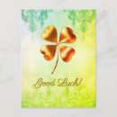 Search for a four leaf clover postcards Vintage