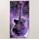 Search for music beach towels Guitar