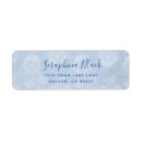 Search for lacy return address labels Blue