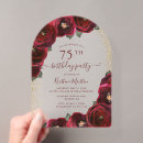 Search for elegant 75th birthday invitations Stylish