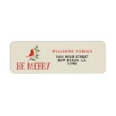 Search for red bird return address labels Cute