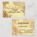 Recherche de personnelles cartes visite Rétro