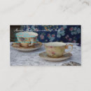 Search for tea business cards Floral