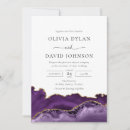 Search for purple marbling invitations Bride