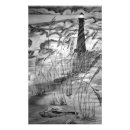 Recherche de phare noir et blanc posters Monochrome