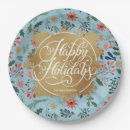 Recherche de holiday paper assiettes Floral
