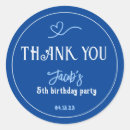 Recherche de bleu simple autocollants Faveurs