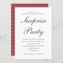 Search for red and white polka dot invitations Retirement