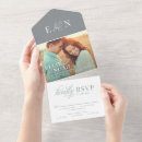 Search for modern suite wedding invitations Simple