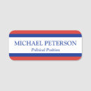 Search for red white blue name tags Patriotic