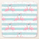 Recherche de flamants roses dessous de verres Abstrait
