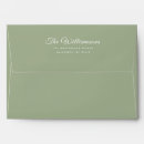 Search for green wedding envelopes Script