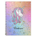 Search for unicorn glitter notebooks Pastel