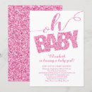 Search for hot pink baby shower invitations Chic