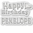 Search for penelope stickers Birthday