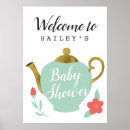 Search for tea welcome party signs Baby shower