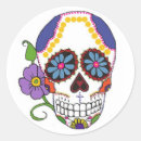 Search for mexican sugar skull stickers Muertos