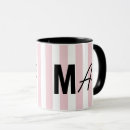 Search for pink and white stripes mugs Modern