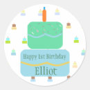 Search for happy birthday cake stickers Orange