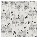 Search for cat face fabric Cute