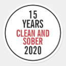 Recherche de sobriété autocollants Propre et sobre