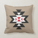 Search for black and white aztec pillows Western