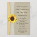 Search for burlap and sunflower wedding invitations Western