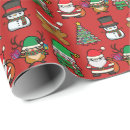Search for character christmas wrapping paper Gingerbread man