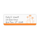 Search for grunge return address labels Orange