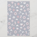 Search for nautical stationery paper Beach