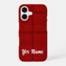 Search for red pattern iphone cases Tartan