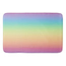 Search for pastel rainbow bath mats Ombre