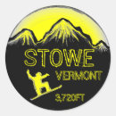 Search for stowe vermont stickers Snowboard