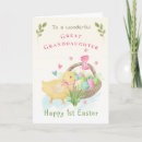 Search for happy 1st easter cards Granddaughter