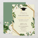 Search for greenery graduation invitations College