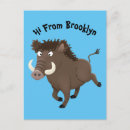 Search for hog vertical postcards Cartoon