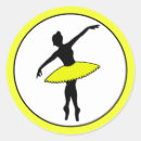 Search for dancer round stickers Tutu