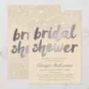 Search for glamour bridal shower invitations Bride