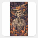 Search for la catrina stickers Dia de los muertos