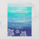 Search for turtle 4x6 invitations Beach