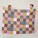 Search for patchwork pattern blankets Floral