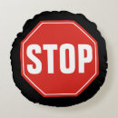 Search for stop sign pillows Red