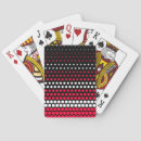 Recherche de points rouges jeux de cartes Pois