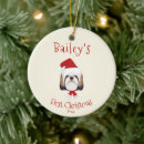 Search for shih tzu puppy ornaments Shitzu