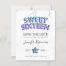 Search for sweet sixteen save the dates Sweet 16 birthday