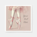 Recherche de anniversaire ballerine serviettes Danse