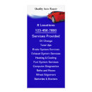 Search for details rack cards Car wash